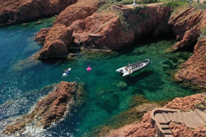 bateau crique Estérel - Saint Raphaël