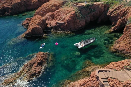 calanques esterel bateau