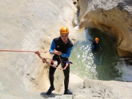 descente rappel canyoning