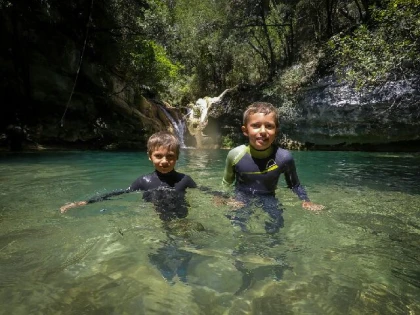 vasque d'eau canyoning