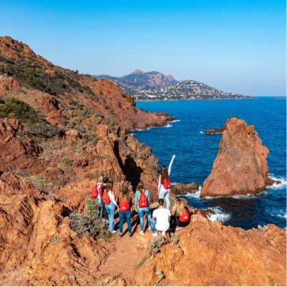Sentier cap Dramont Saint-Raphaël