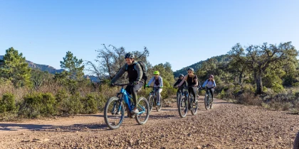 Excursion vtt privatisée Incentive dans le massif de l'Estérel