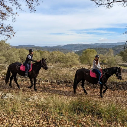 Balade à cheval lac de saint cassien fête des mères