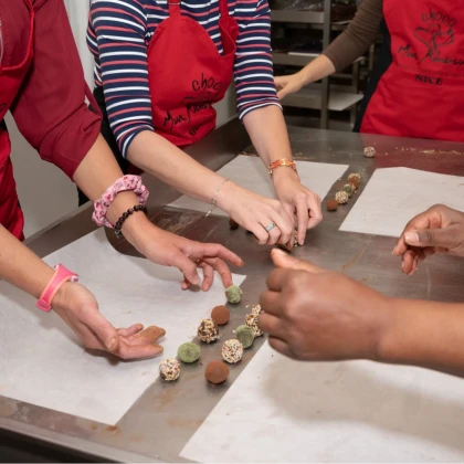 Atelier gourmand Nice autour du chocolat