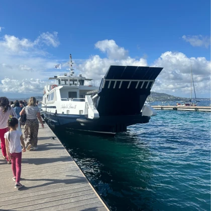 Navette bateau pour les iles de Lérins