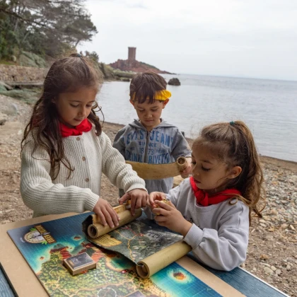 Chasse au trésor pour maternelle avec jeu de piste en pleine nature