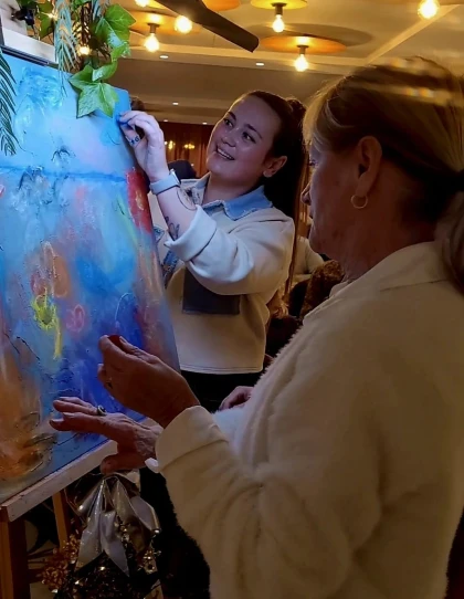 Animation : Live Painting participatif - Expérience Côte d'Azur