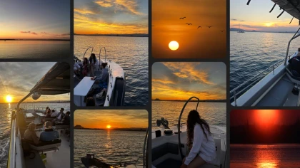 Apéro sunset - Départ Fréjus - Vedette  - Expérience Côte d'Azur