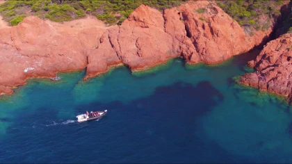 Excursion en mer Estérel & Calanques - Départ Agay - Expérience Côte d'Azur