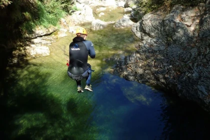 Canyoning aventure à la Bollène – Journée canyoning sportif dans la vallée de la Vésubie (Mercantour) - Expérience Côte d'Azur