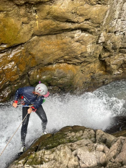 Canyoning Technique : La Lance - Expérience Côte d'Azur