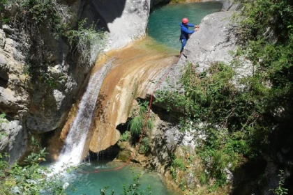 Canyoning sportif - Vallée de la Roya carleva - Expérience Côte d'Azur