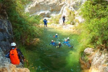 Canyoning sportif - Vallée de la Roya carleva - Expérience Côte d'Azur