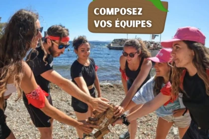 Combo Groupe ADVENTURE FUSION : Koh-Lantor + Jeu de piste - Expérience Côte d'Azur