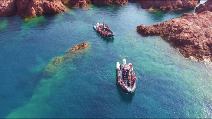 Excursion en mer Estérel & Calanques - Départ Agay - Expérience Côte d'Azur