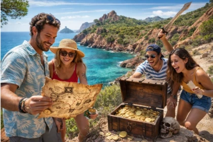 escape game outdoor : LE TRÉSOR DE BARBE NOIRE - Expérience Côte d'Azur