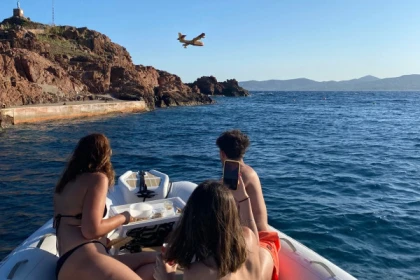 Sortie en mer et randonnée palmée - Apéro sunset 2 h - Expérience Côte d'Azur
