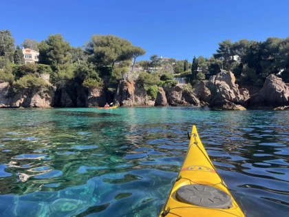 Esterel, Kayak mer demi-journée accompagné par un guide - Expérience Côte d'Azur
