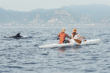 Le Lagon des Iles de Lérins en Pirogue Polynésienne - Expérience Côte d'Azur