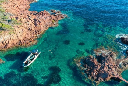 Les Calanques de l'Esterel - Départ Fréjus - Semi rigide - Expérience Côte d'Azur