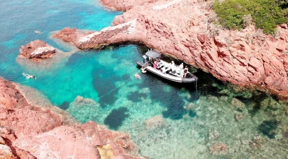Les Calanques de l'Esterel - Départ Fréjus - Semi rigide - Expérience Côte d'Azur