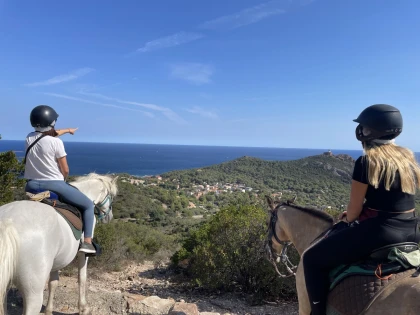 les Ferrières: Balade à cheval cavalier moyen dans l’Estérel – Vue mer à Saint-Raphaël - Expérience Côte d'Azur