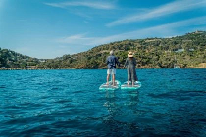 Location de paddles électriques avec guidon - Expérience Côte d'Azur