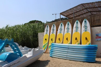 Location de Stand Up Paddle en mer - plage de la Madrague  - Expérience Côte d'Azur