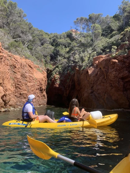 Location kayak - Boulouris - Expérience Côte d'Azur
