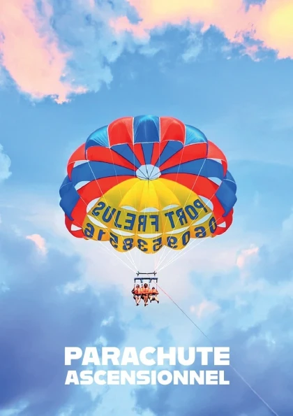 Parachute ascensionnel - Port Fréjus - Expérience Côte d'Azur