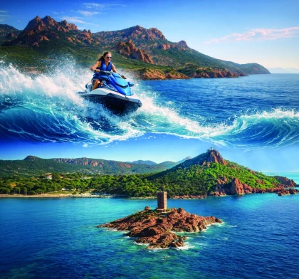 Randonnée JET-SKI 1 Heure "Ile d'Or" - Expérience Côte d'Azur