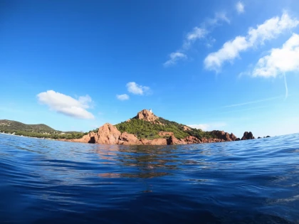 Randonnée palmée à l'Ile d'Or et balade en bateau - Expérience Côte d'Azur