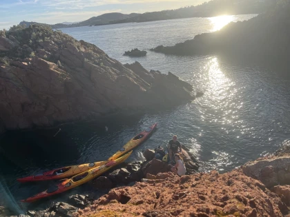 Sunset Kayak Mer Esterel - Excursion encadrée  - Expérience Côte d'Azur