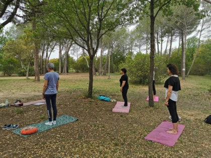 YOGA CONNECTE au parc de la villa Aurélienne. - Expérience Côte d'Azur