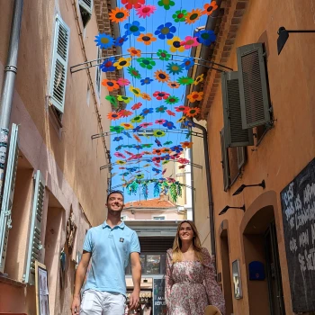 couple au musée archéologique de Saint Raphaël