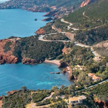 La corniche d'or à Saint Raphaël