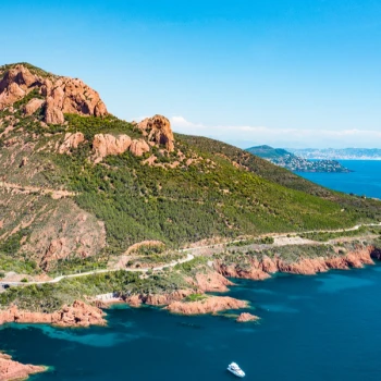 La corniche d'or à Saint Raphaël