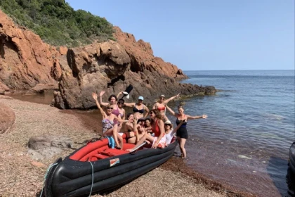 Location Pirogue Géante AGAY ECA - Expérience Côte d'Azur