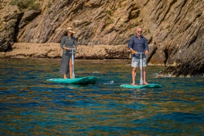 Location de paddles électriques avec guidon - Expérience Côte d'Azur