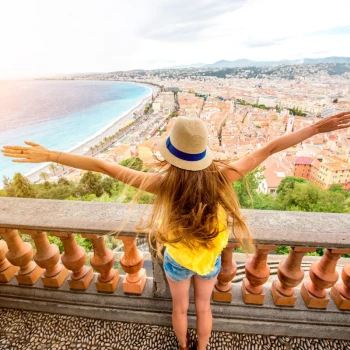 Vue du Chateau de Nice, Côte d'Azur