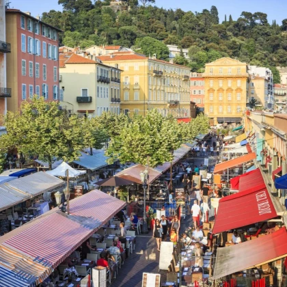 Marché cours Saleya à Nice
