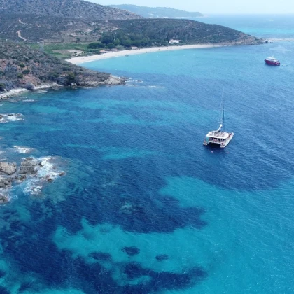 Sortie catamaran golfe Saint Tropez