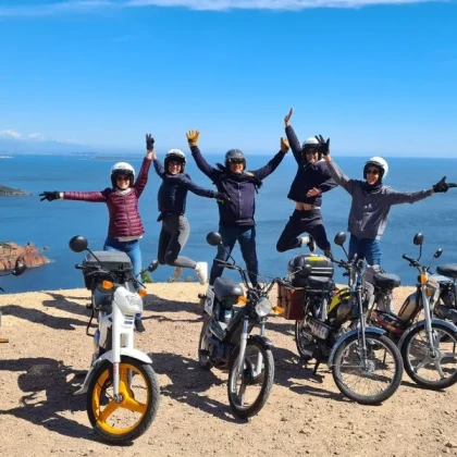 balade en mobylette vintage Estérel