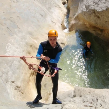 descente rappel canyoning
