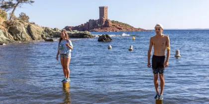 Koh Lanta épreuve des portaux Saint-Raphaël