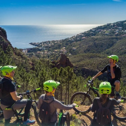 Vtt électrique sur la Côte d'Azur activité incentive