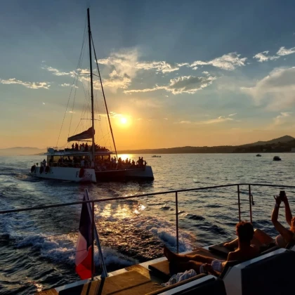 Sortie en mer pour un incentive sur la Côte d'Azur