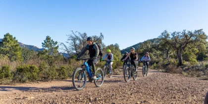 Excursion vtt privatisée Incentive dans le massif de l'Estérel