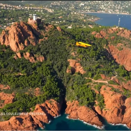Vol ULM vue panoramique sur le massif de l'Estérel