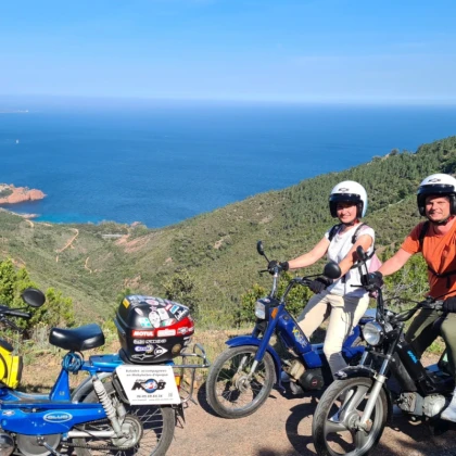 Excursion en mobylette vintage Saint-Raphaël